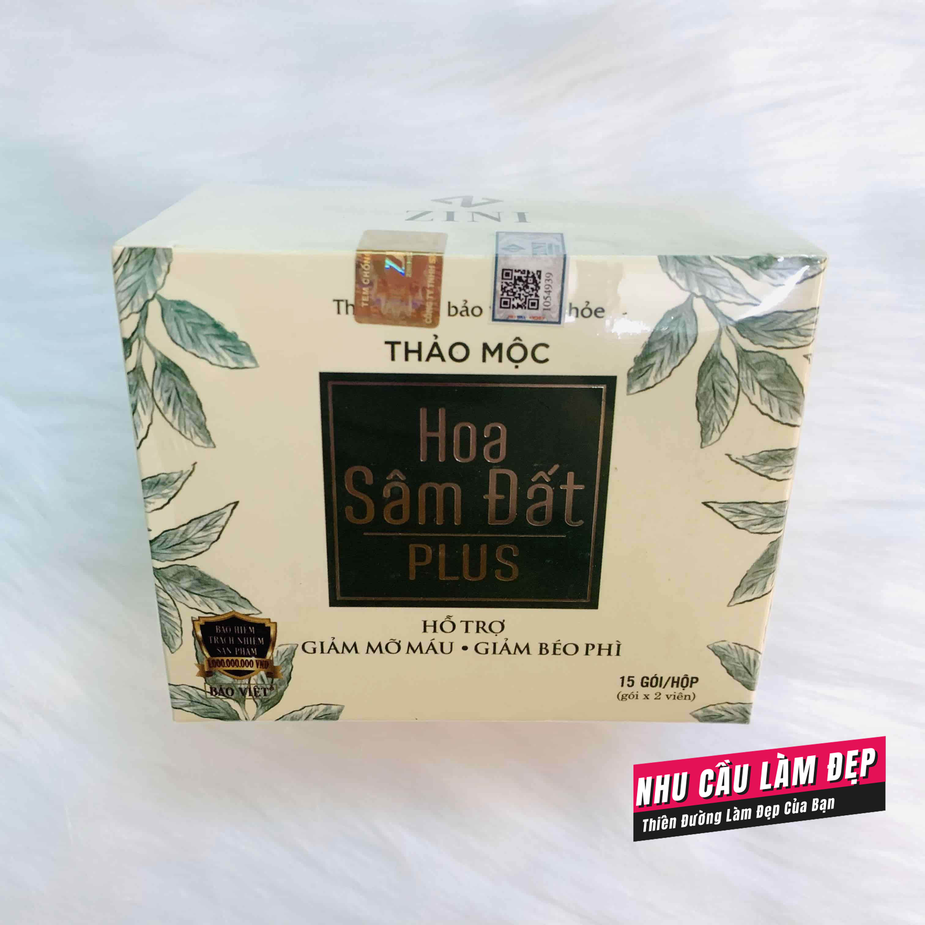 (Giao Nhanh) Trà Giảm Cân Hoa Sâm Đất Plus Zn, Cho Người Cơ Địa Khó Giảm