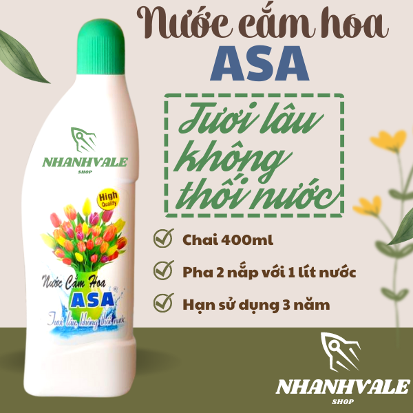 Nước cắm hoa ASA 400ml Tươi lâu không thối nước