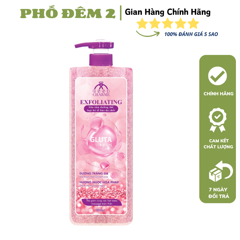 Sữa Tắm Tẩy Tế Bào Da Chết Charme Exfoliating