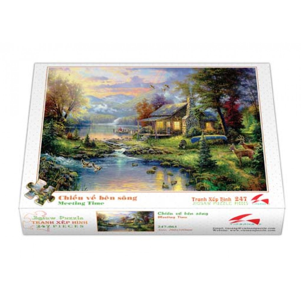 Tranh xếp hình 247 mảnh - CHIỀU VỀ BÊN SÔNG