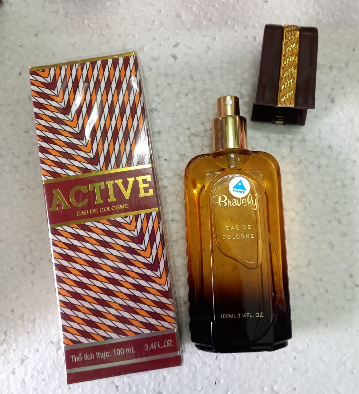 Nước hoa nam Active Bravely Nâu For Men 100ml