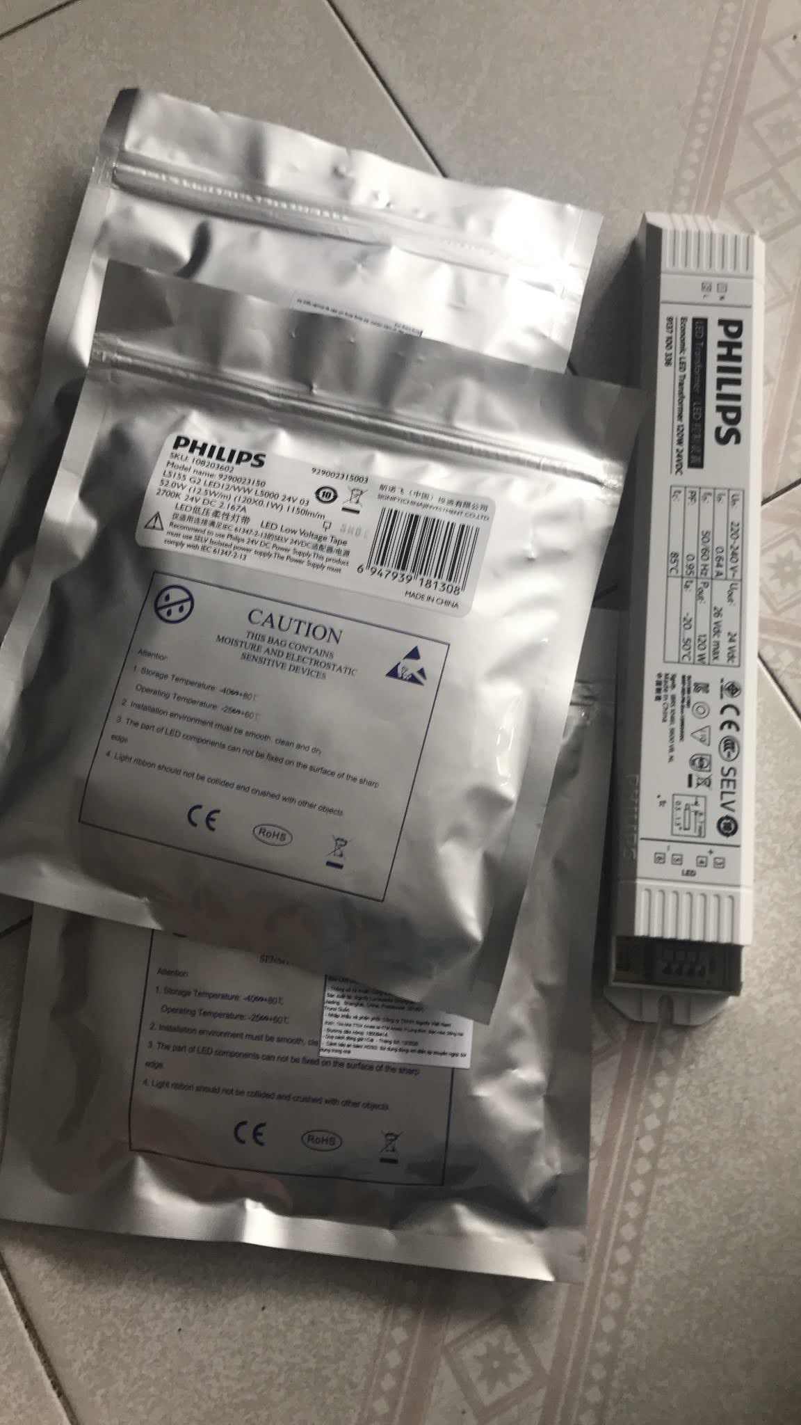 Nguồn 24VDC dùng cho LED dây |PHILIPS chính hãng|