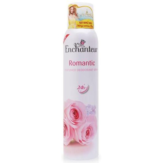 Xịt khử mùi Enchanteur Romantic chai 150ml