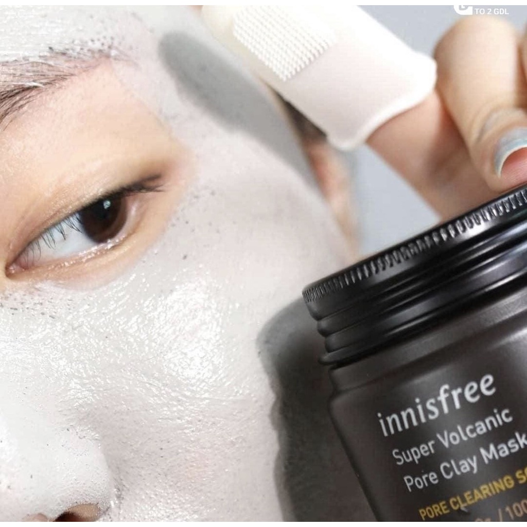 Mặt Nạ Đất Sét Innisfree Super Volcanic Pore Clay Mask 2X 100ml