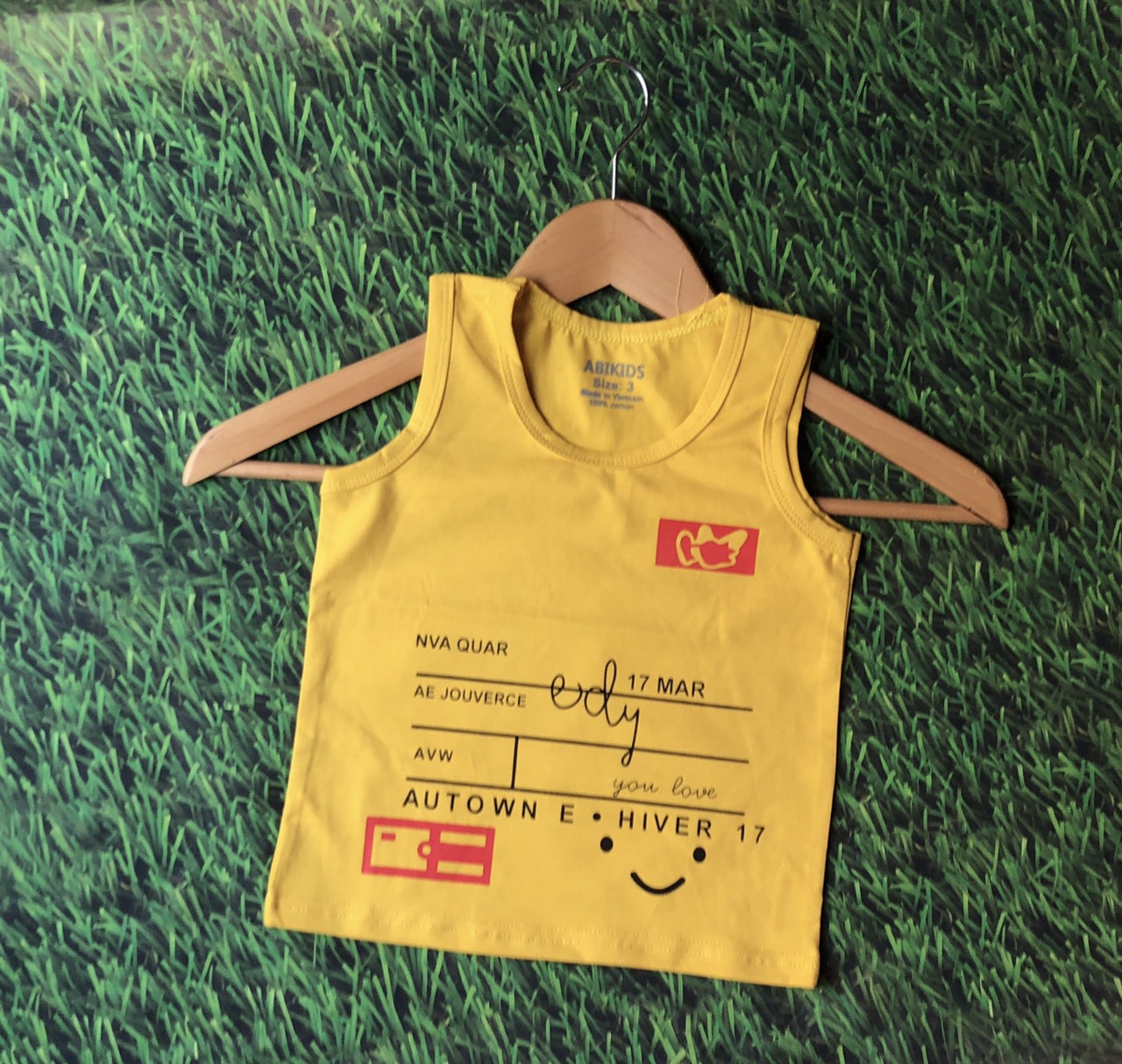 Áo ba lỗ bé trai từ 7kg - 24kg