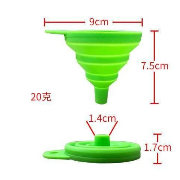 Phễu gấp gọn - phễu silicon tiện lợi
