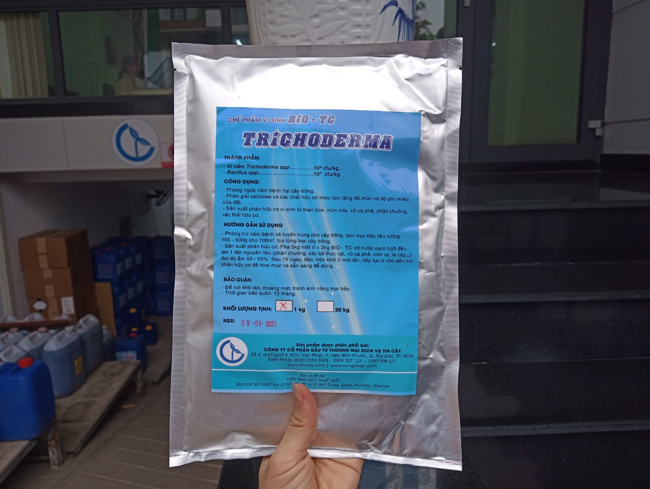 [FreeshipMAX] CHẾ PHẨM VI SINH TRICHODERMA (BIO-TC) GÓI 1KG_tincay