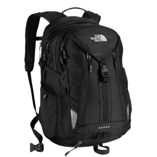 Balo du lịch cỡ lớn The North Face Surge nhiều ngăn rộng rãi để được rất nhiều đồ mang đi du lịch 3 đến 4 ngày, chất liệu vải chống thấm nước, có ngăn laptop 15 inch