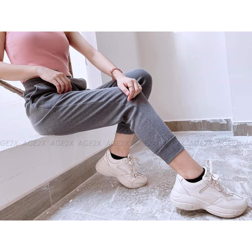 Quần Jogger gân tăm cao cấp