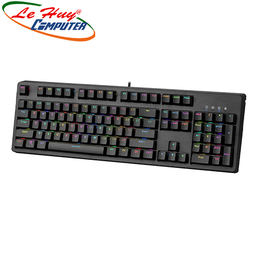 Bàn phím cơ E-Dra EK3104 Gaming Led Rainbow (Red Switch) Version 2021