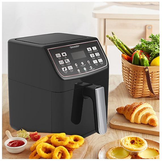 Nồi chiên không dầu Sharp KF-AF55EV-BK 5.5 Lít