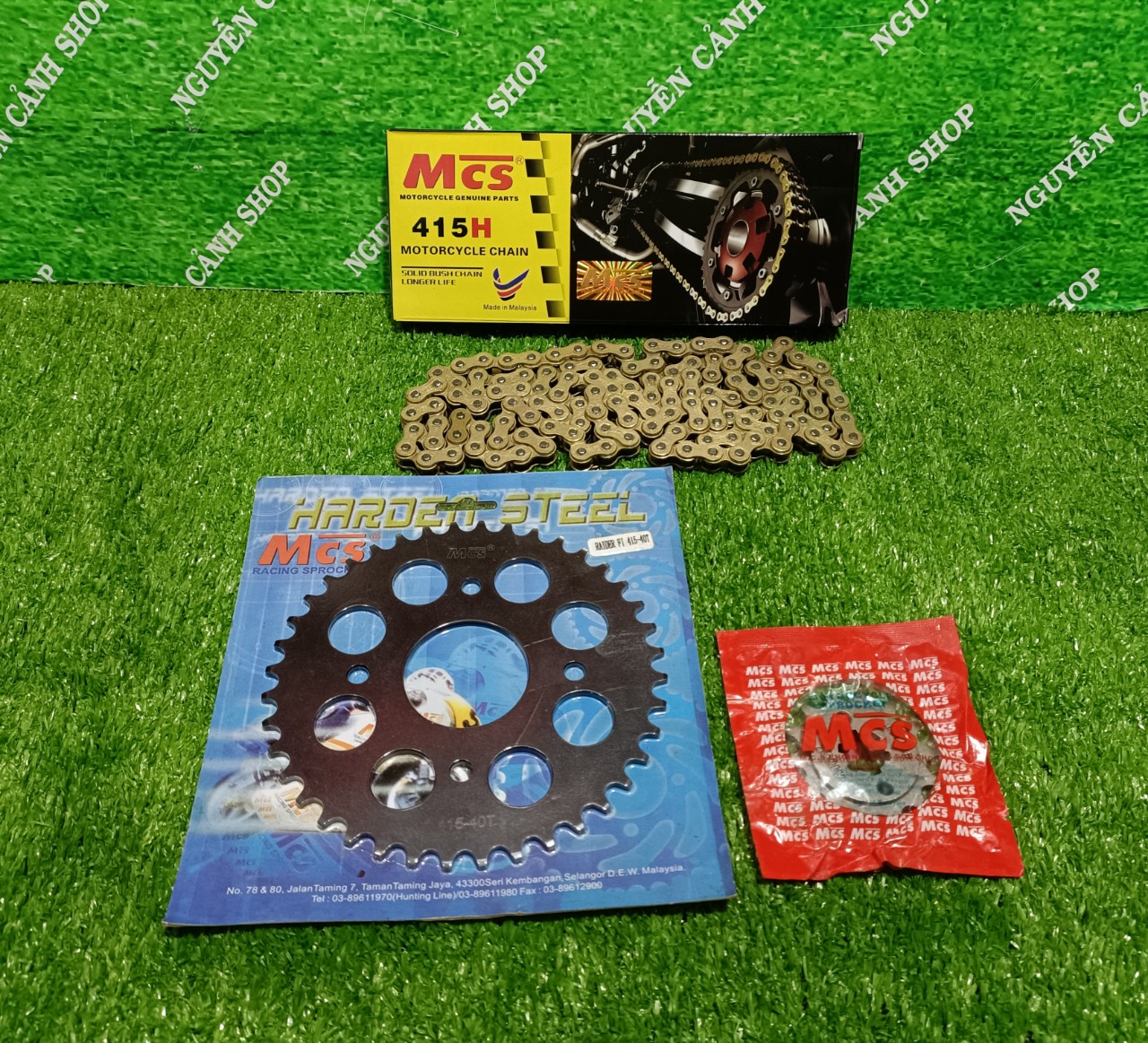 sên nhông dĩa raider satria 14-40-42 MCS 7li