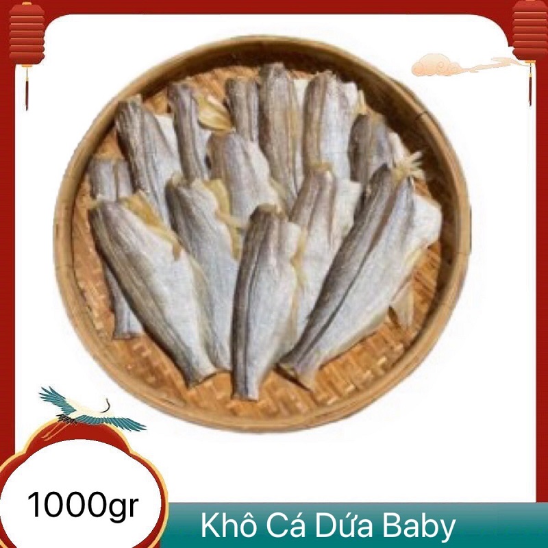 Khô cá dứa baby vừa ăn 1kg/ 500gram/ 250gram - khô cá dứa nhí cần giờ