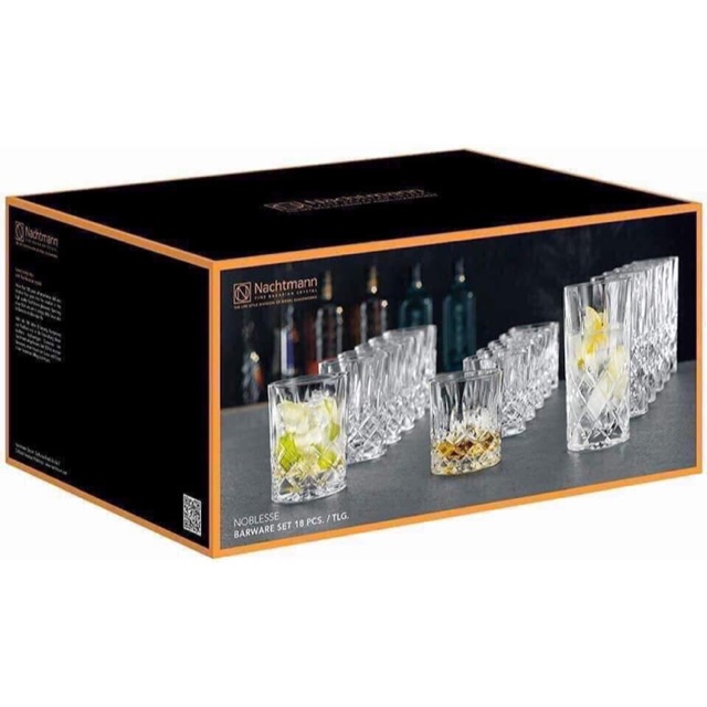 Set 18 Crystal Cup nachtmann noblesse-made in Germany
