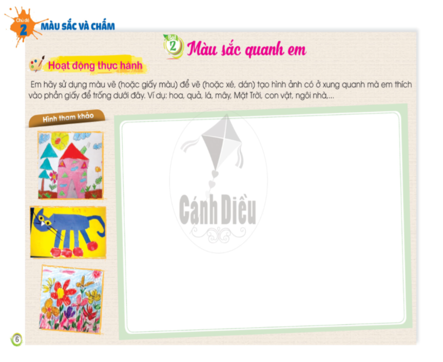 Vở Thực Hành Mĩ Thuật lớp 1 - Cánh Diều