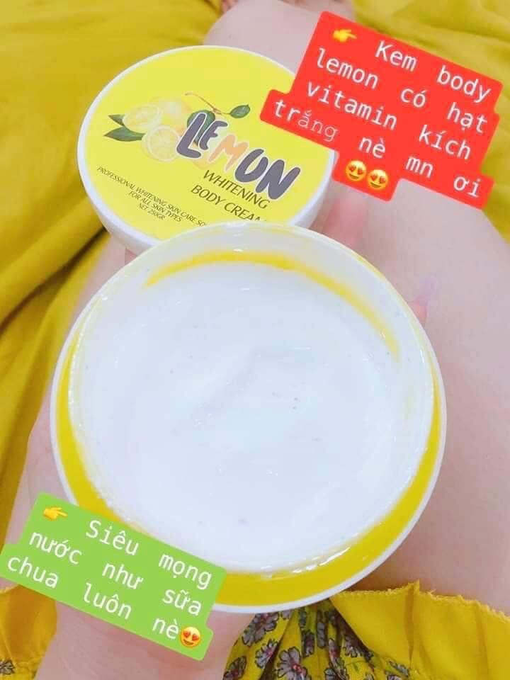 [HCM]Body chanh siêu trắng Lemon mới (cty)