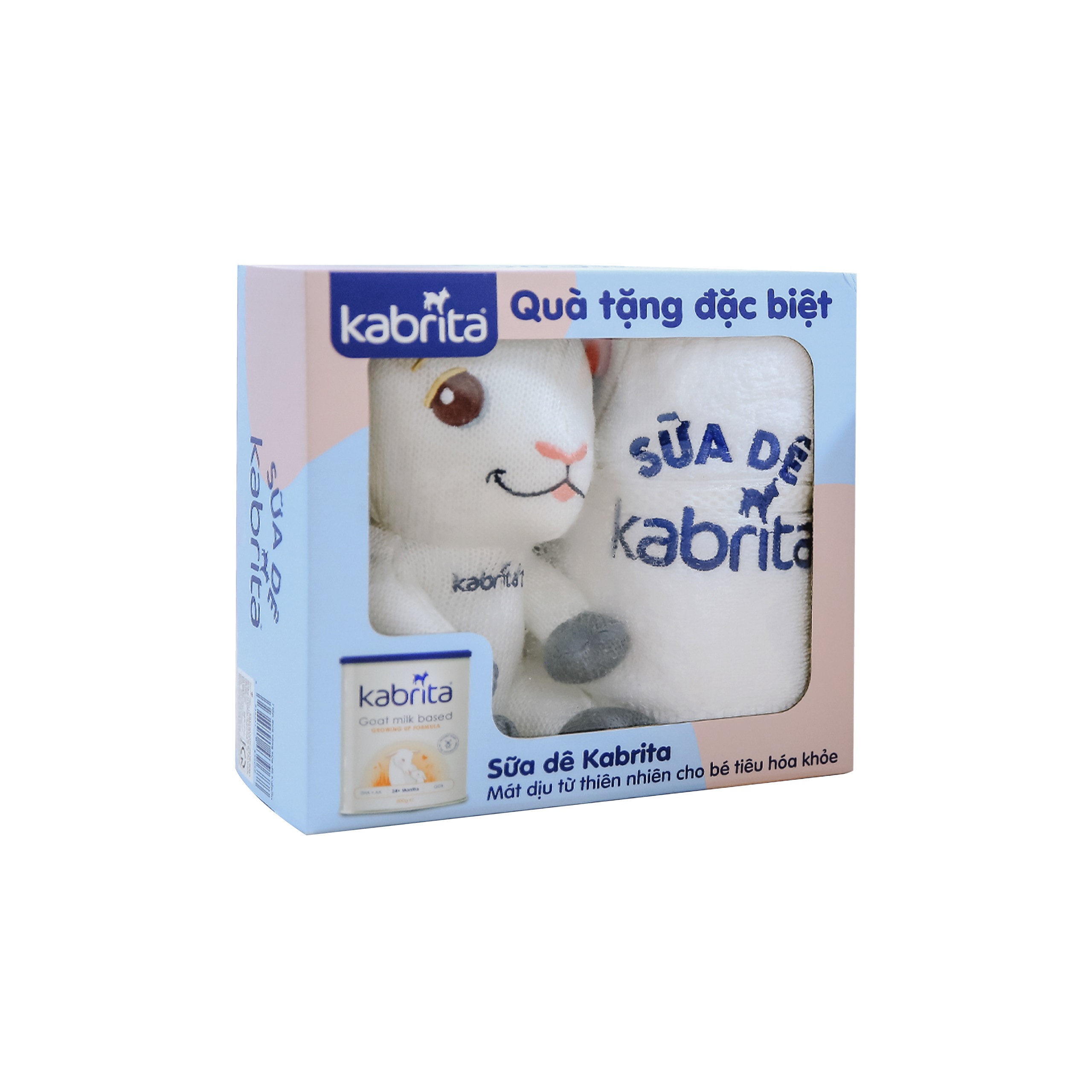 Sữa dê Kabrita - Quà tặng đặc biệt ( Set Dê nhồi bông và Khăn cho bé )