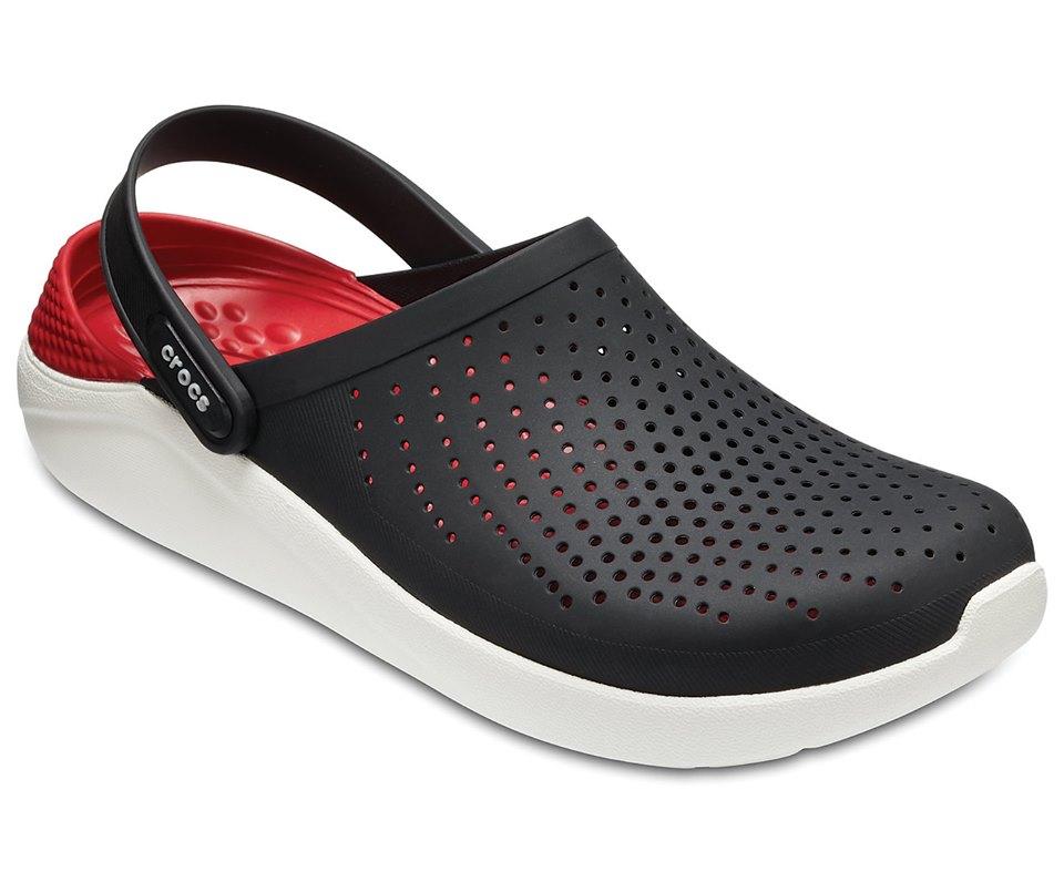 SỤC CROCS.. LITEDRIDE SIÊU MỀM ÊM (ĐEN/ĐỎ)