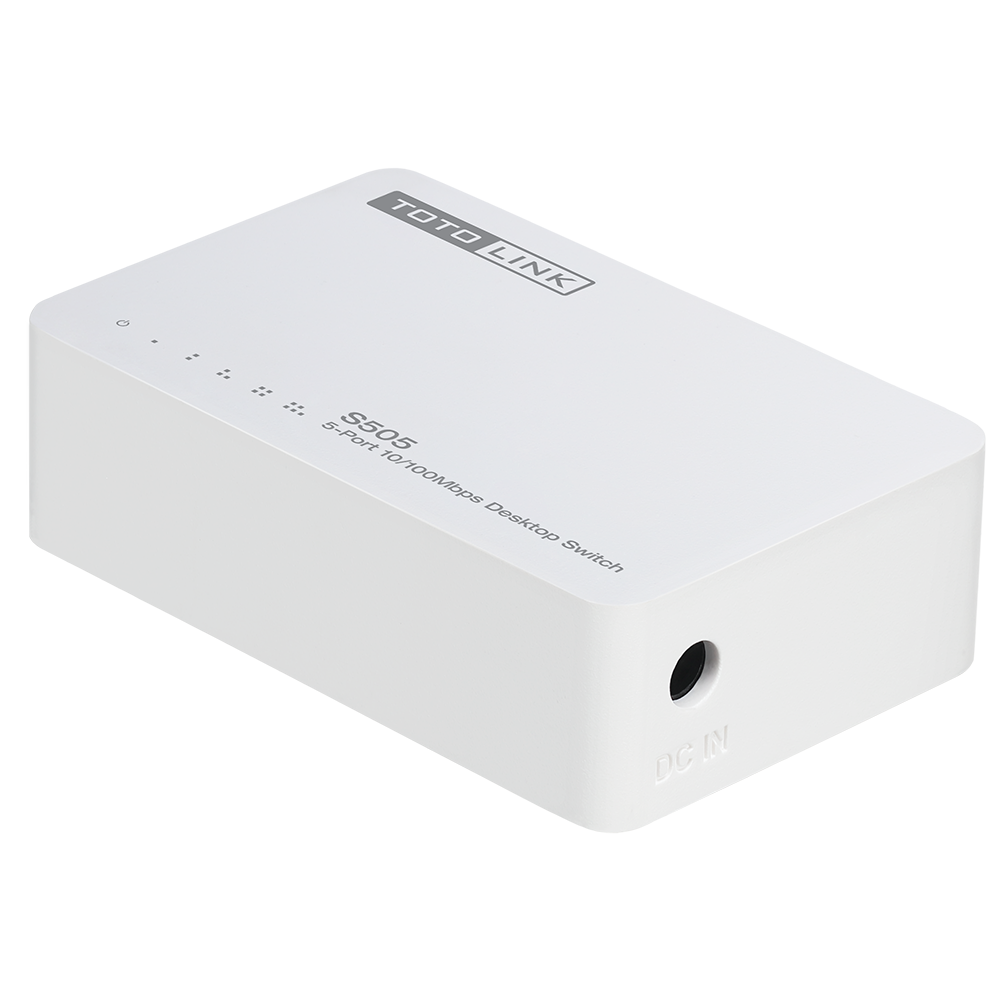 Switch 5 cổng 10/100Mbps TOTOLINK S505 - Hãng phân phối chính thức