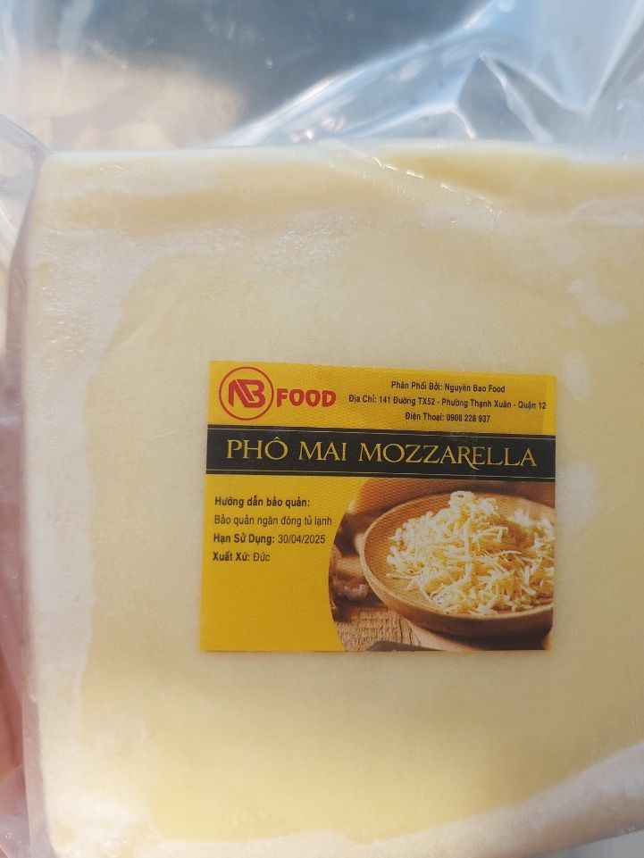500G PHÔ MAI MOZZARELLA