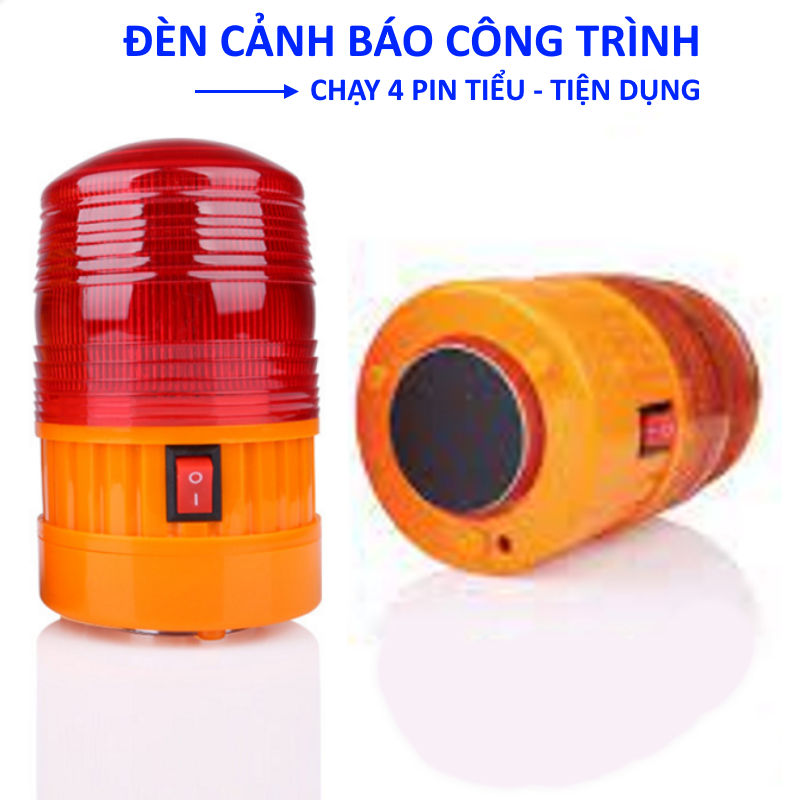 ĐÈN QUAY CẢNH BÁO DÙNG PIN, ĐÈN CHỚP CẢNH BÁO CÔNG TRÌNH, ĐÈN CÔNG TRƯỜNG