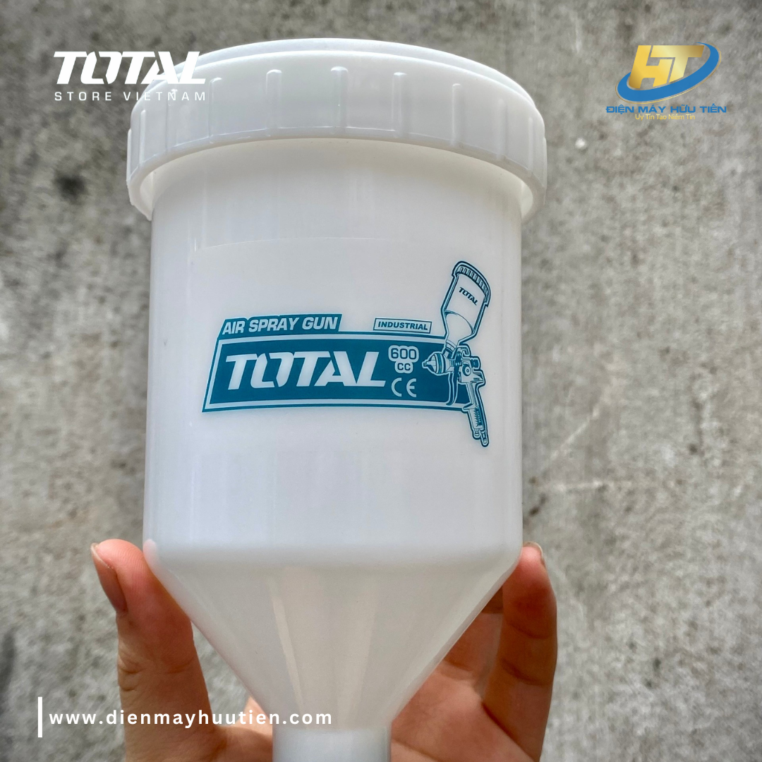 Súng phun sơn HVLP 600CC TOTAL TAT10601