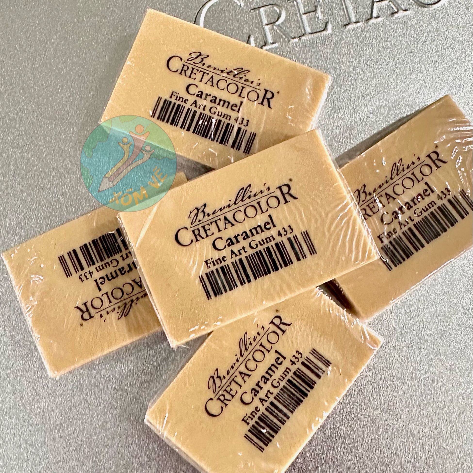 Gôm tẩy chì KHÔNG LÀM MÒN GIẤY caramel Cretacolor