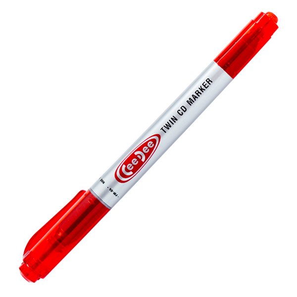 Bút lông dầu Thiên Long PM-04 TWIN MARKER (Bút 2 đầu nét 1.0mm và 0.4mm)