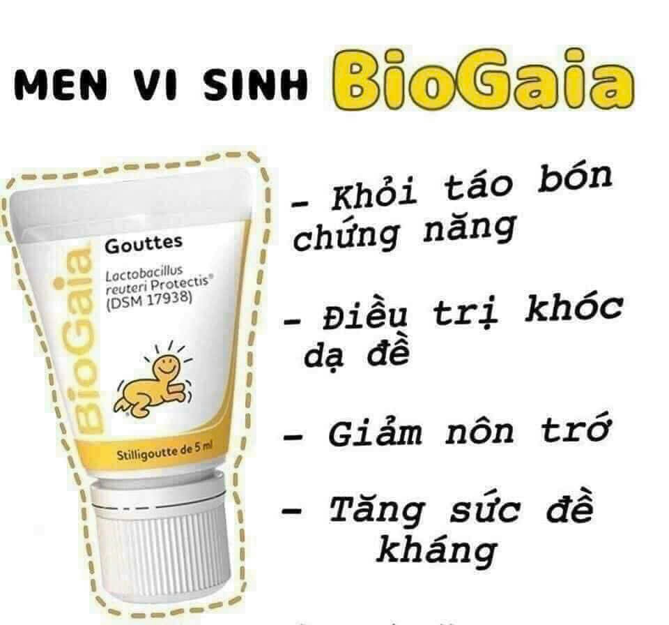 Men Vi Sinh BioGaia Gouttes  (dạng tuýp) Pháp 5ml