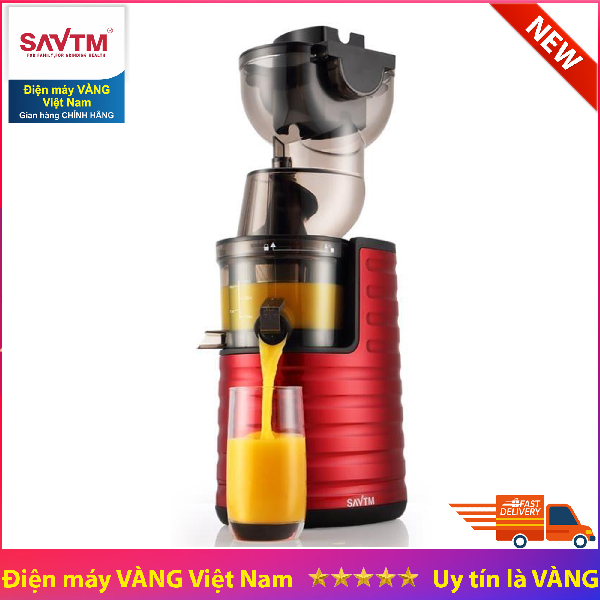 Máy Ép Chậm cao cấp Giàu Vitamin SAVTM JE31