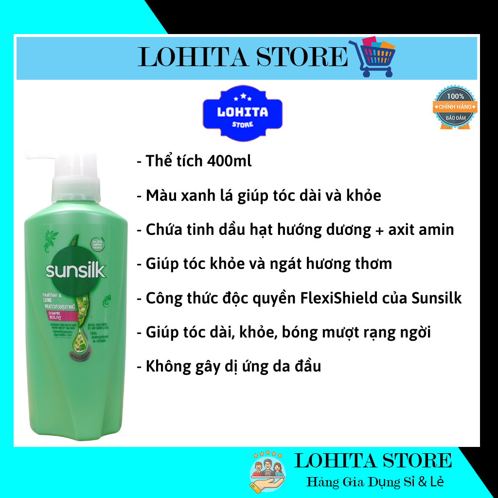 Dầu gội sunsilk Thái Lan 425ml