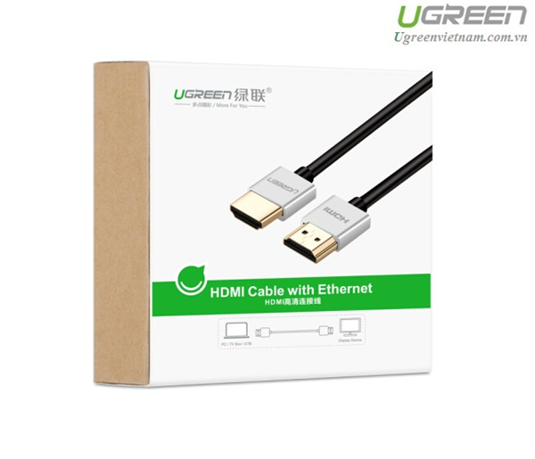 Cáp HDMI 2.0 4K dài 1.5m cao cấp UGREEN 30477