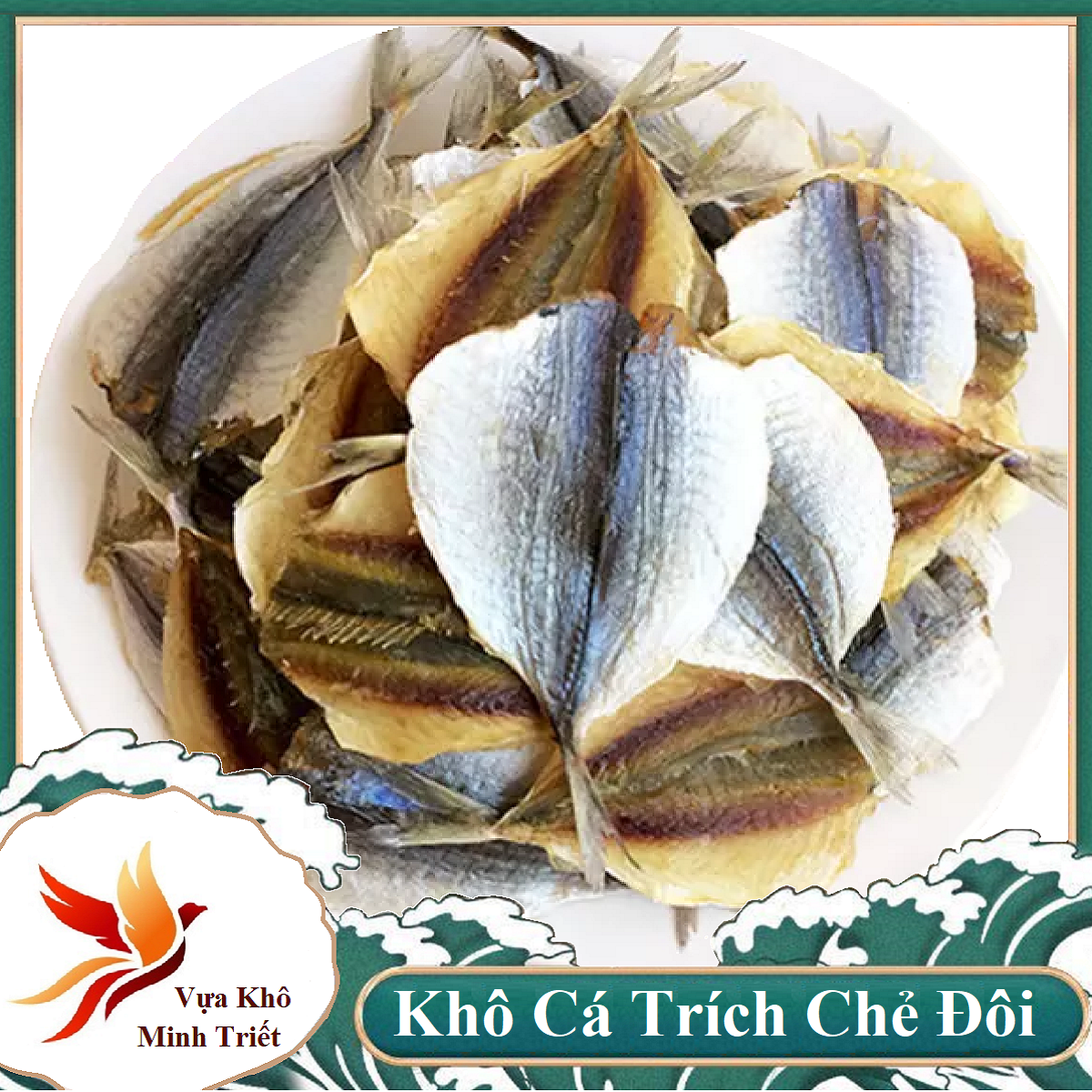 Khô cá trích chẻ phi lê không xương, ngon rẻ, tự nhiên. 1kg vựa khô minh triết