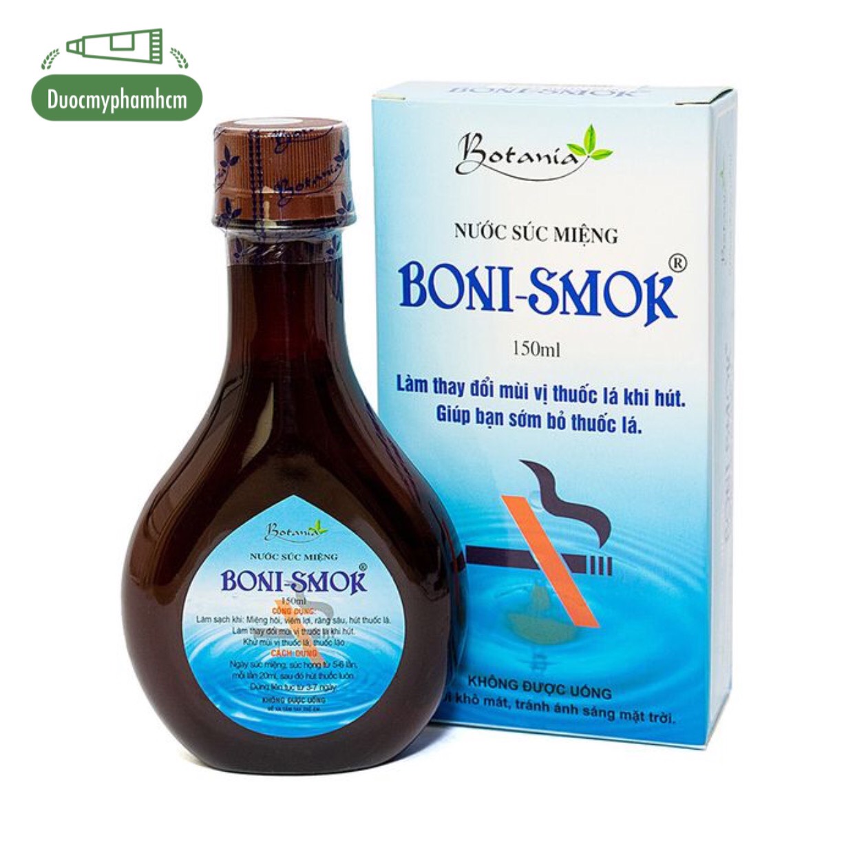 Nước súc miệng cai thuốc lá Boni-smok ( Chai 250ml )