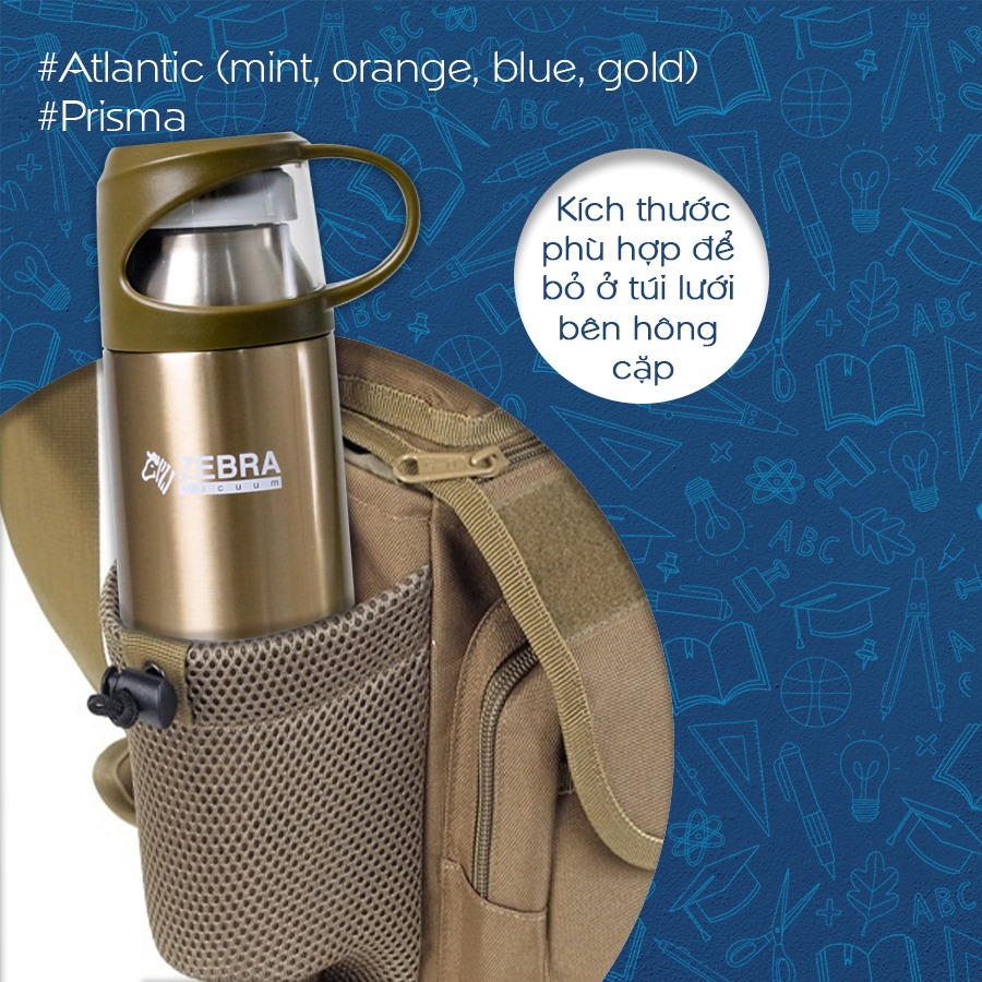 Bình giữ nhiệt Zebra Atlantic 500ml - 112630 - Thái Lan