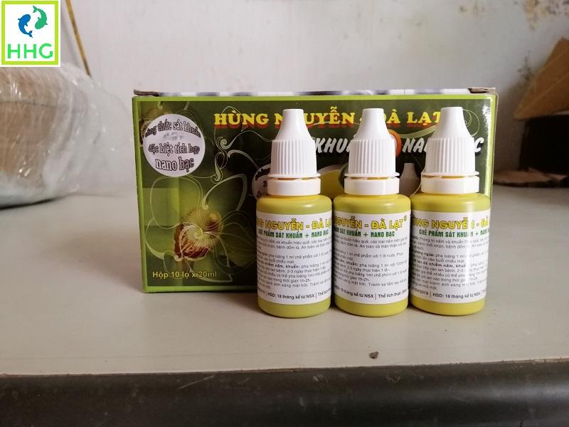 3 lọ dung dịch sát khuẩn nano bạc hùng nguyễn lọ 20ml