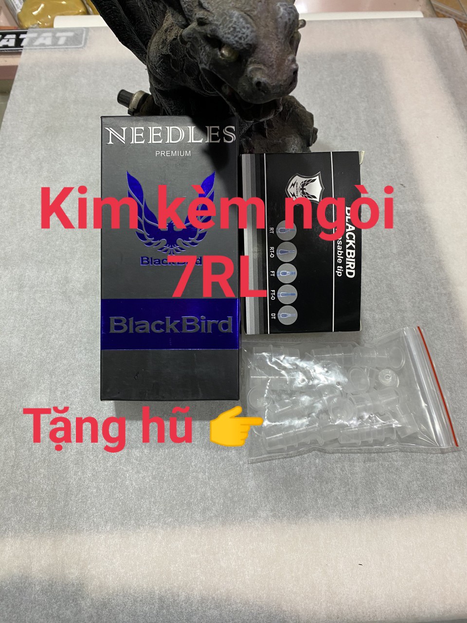 🎁 50 kim xăm và ngòi 7RL chạy khung