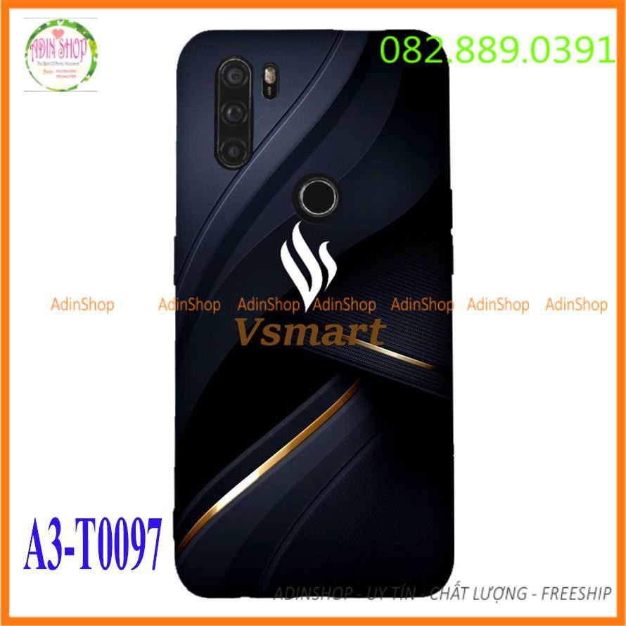 [HCM]Ốp lưng Vsmart Active 3 dẻo đen in hình
