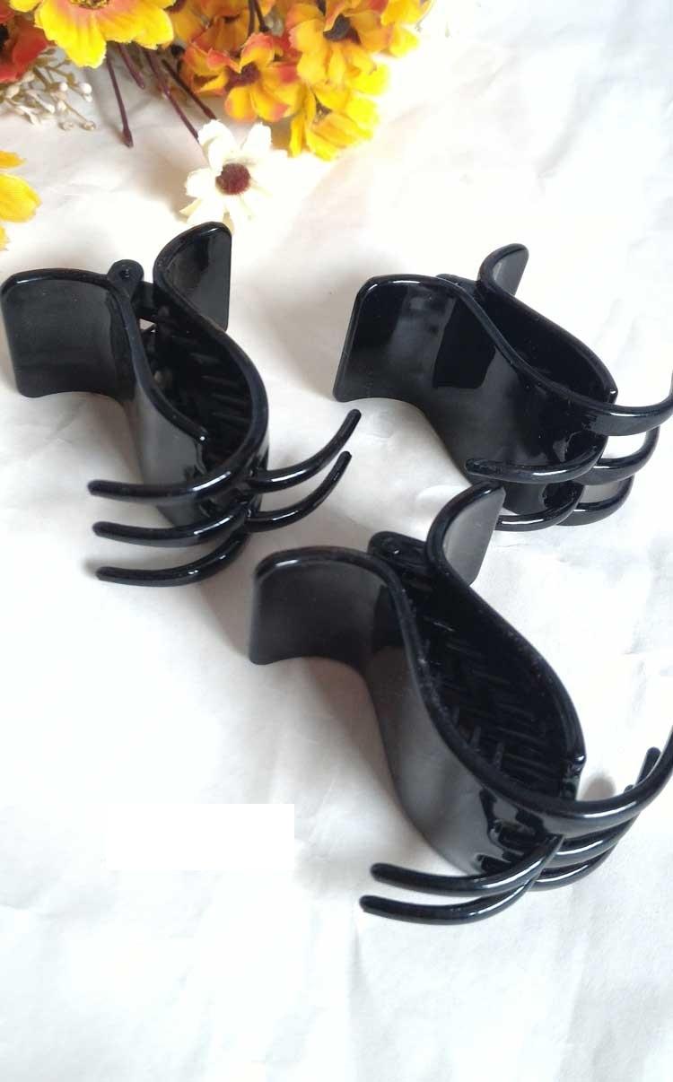 Set 12 kẹp càng cua 5 răng (Đen)