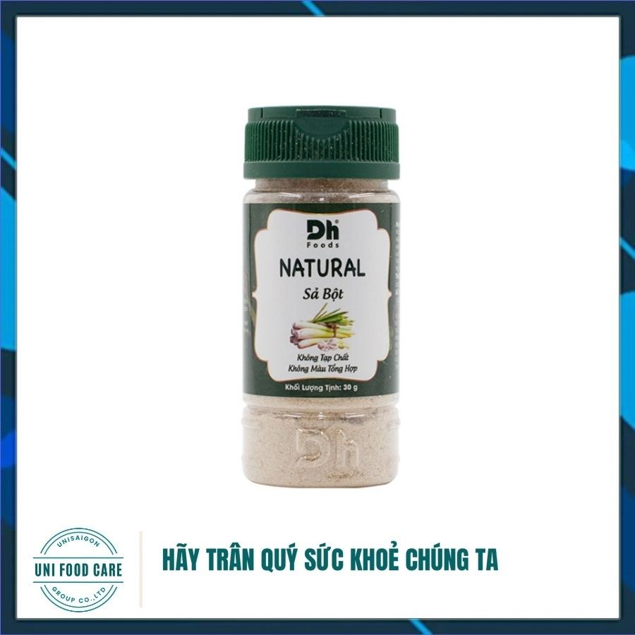 Hũ Natural Sả bột (30G) - Thương hiệu DH Foods
