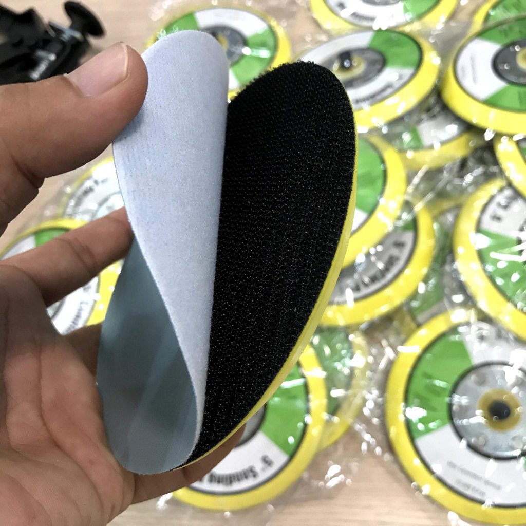 Đế máy chà nhám hơi tròn 5",6"(125mm, 150mm)
