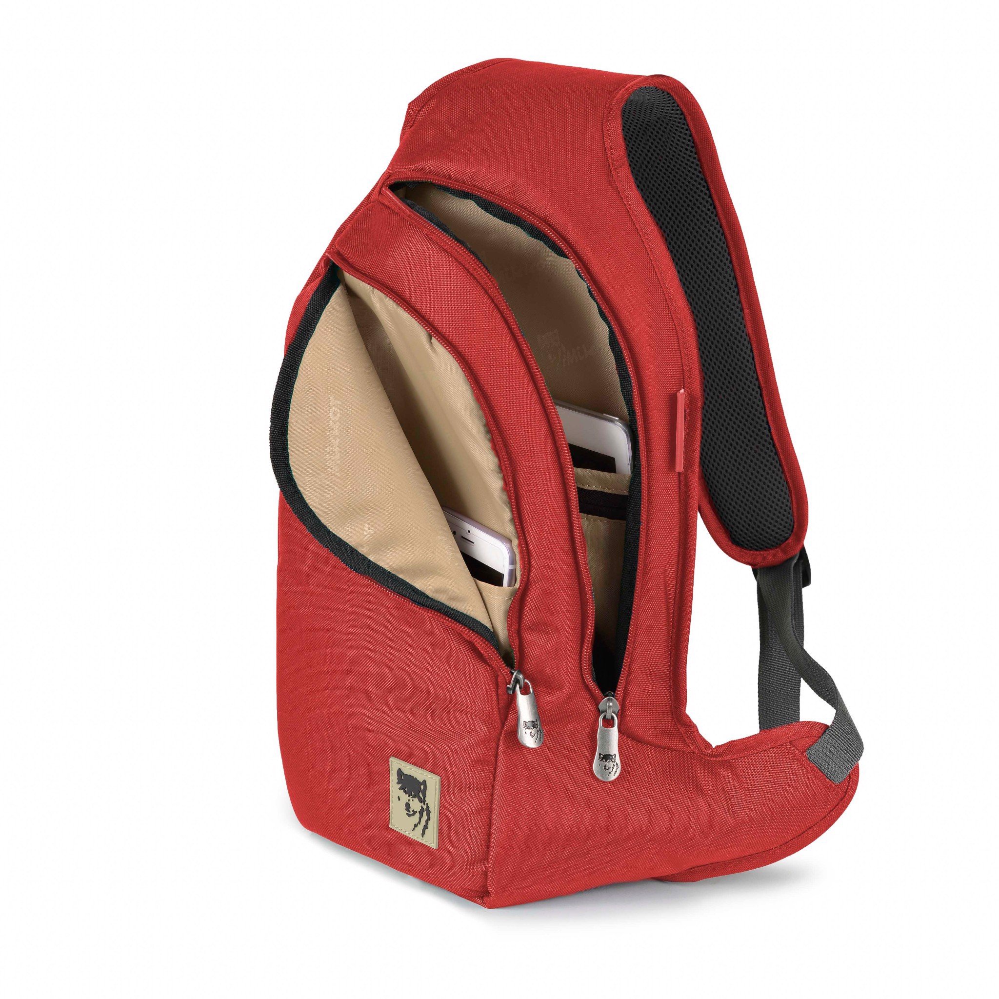 [HCM][TẶNG KÈM VỚ] Túi Đeo Chéo Thời Trang Mikkor D.leh Sling – Red