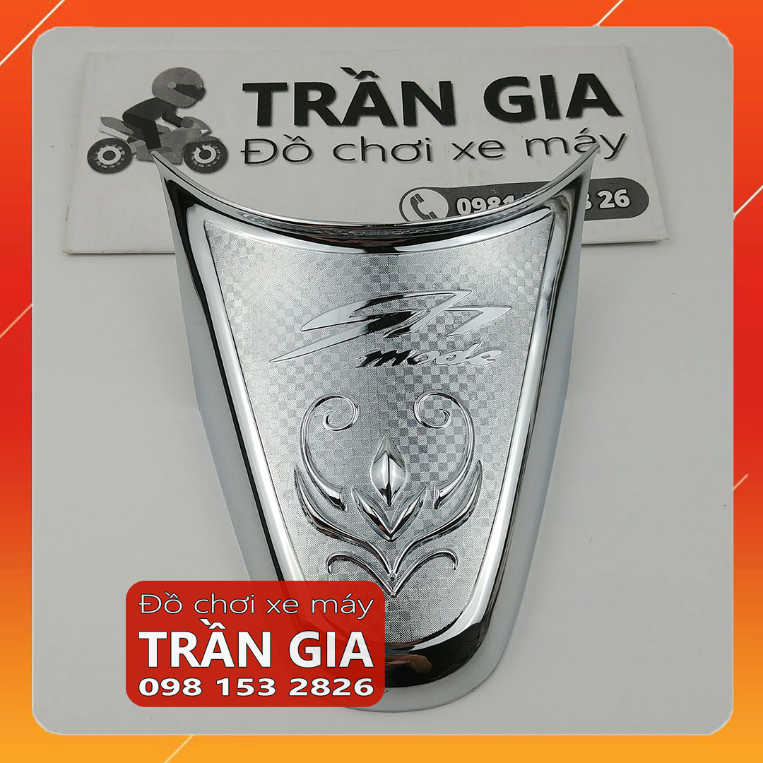 Ốp đèn soi biển số xe sh mode năm 2013-2014-2015-2016-2017-2018-2019 cóc đèn sh mo nữ xi inox cacbon carbon - phụ kiện