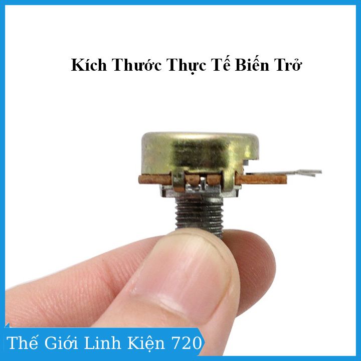 Biến trở volume 1M, chiết áp đơn 3 chân WH148