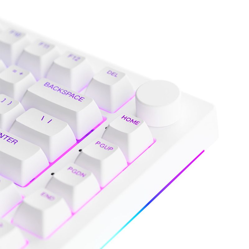 Akko 5075b plus mechanical keyboard White (multi-moment/RGB/gasket mount) -authentic