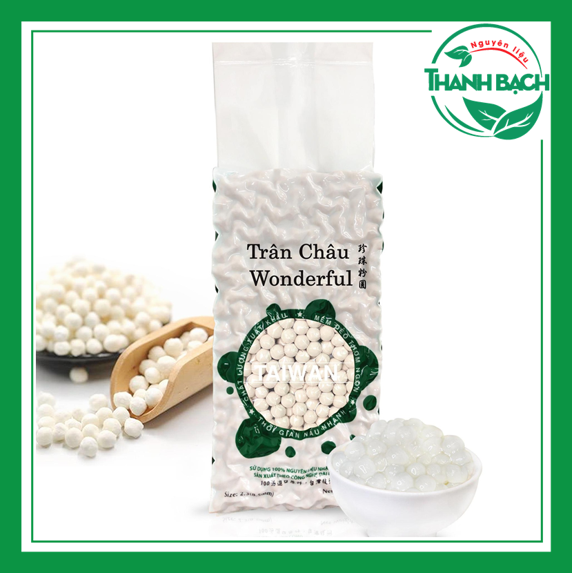 Trân Châu Wonderful ( đen caramel, Hoàng kim, trắng ) gói 1kg