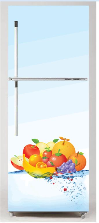 [HCM]DECAL DÁN TỦ LẠNH  KIỂU TRÁI CÂY