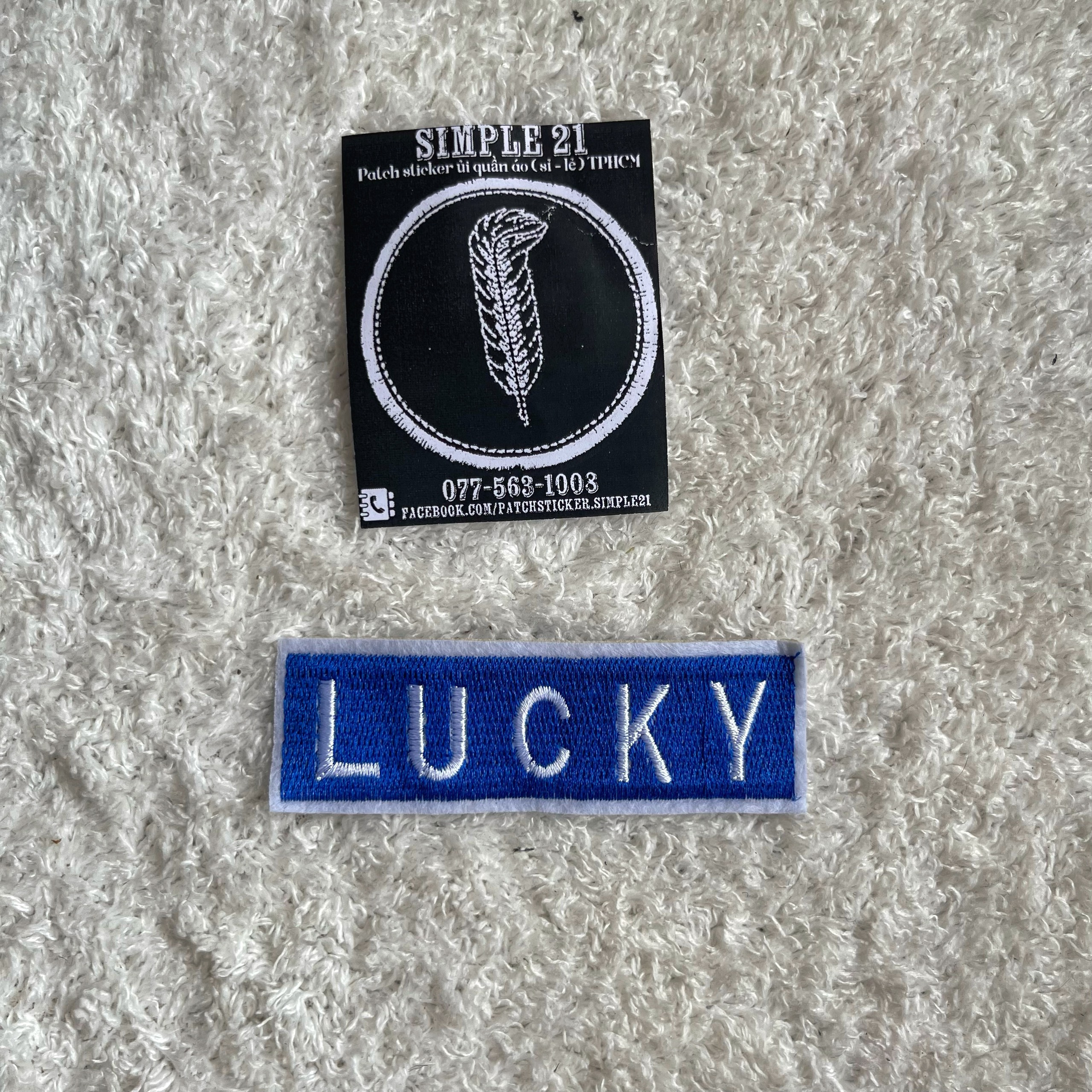 Patch sticker ủi quần áo