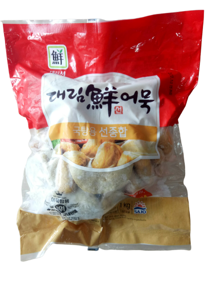 [HCM]Chả cá hỗn hợp Sajo Hàn Quốc 1kg