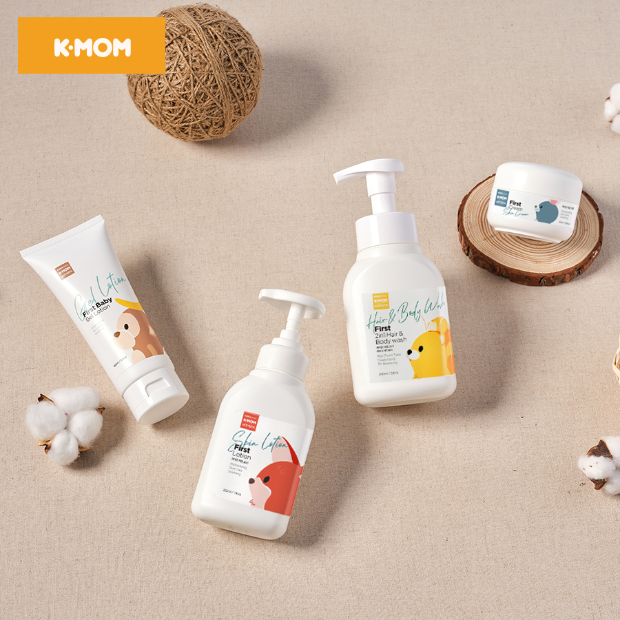 SỮA TẮM GỘI HỮU CƠ CHO BÉ K-MOM (290ML)